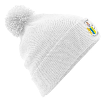 Original Pom Pom Beanie : White