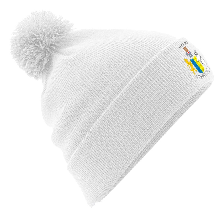 Original Pom Pom Beanie : White